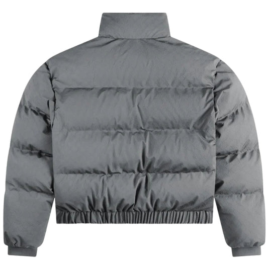 Giubbino Daily Paper Renako Monogram Puffer Jacket GRIGIO