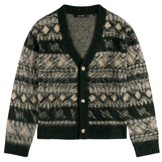 Cardigan Daily Paper Pattern Check Cardigan MULTICOLOR