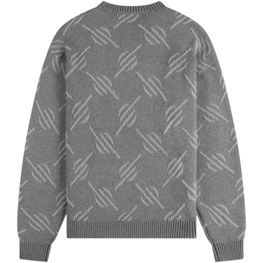 Maglione Daily Paper Tevin Monogram Knit Sweater GRIGIO