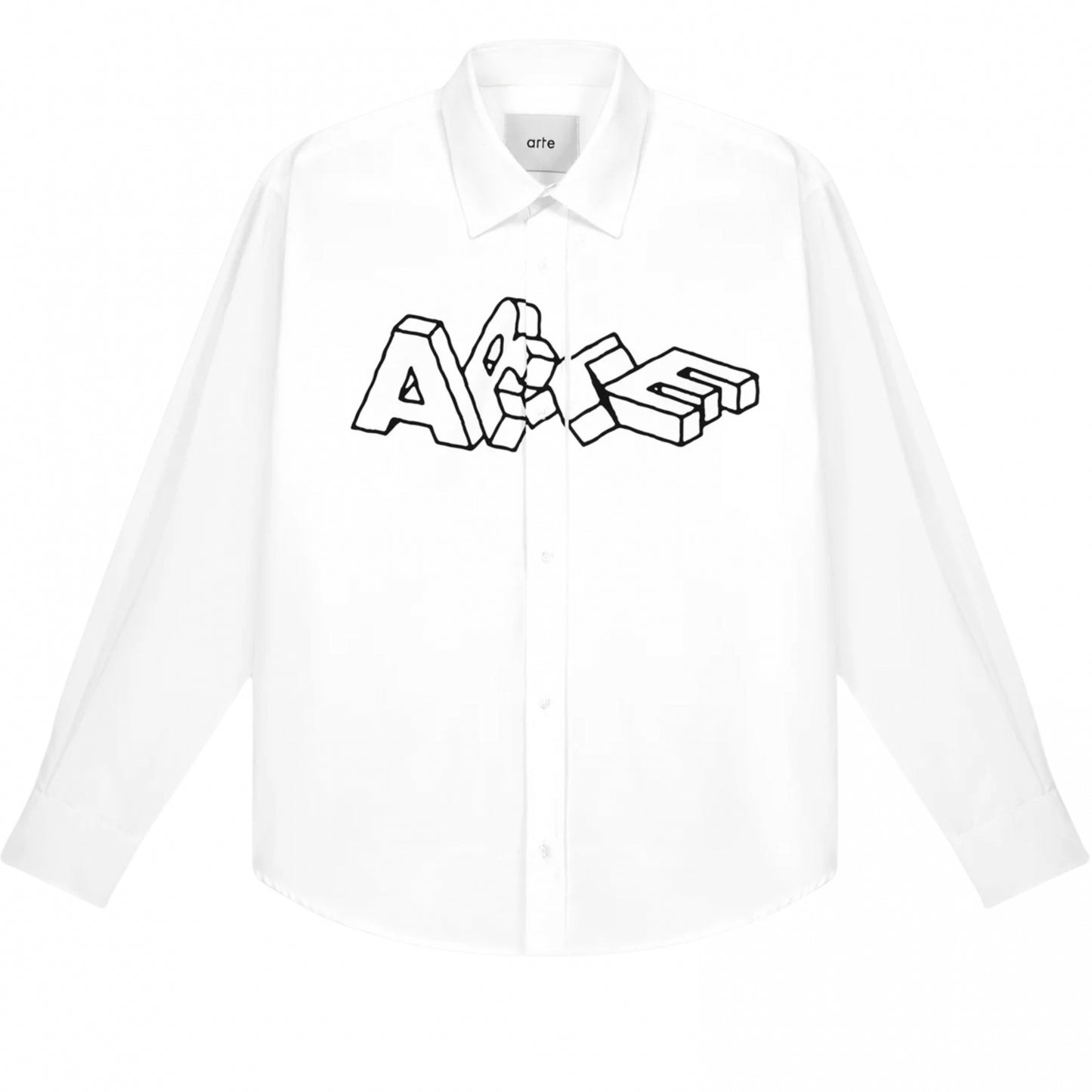 Camicia Arte Blocks Shirt BIANCO