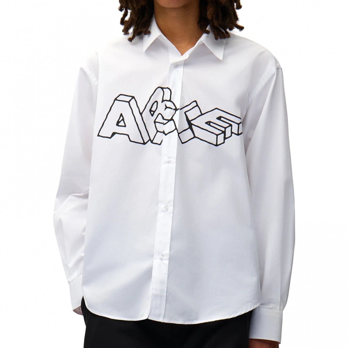 Camicia Arte Blocks Shirt BIANCO