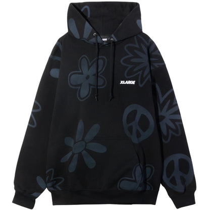 Felpa XLarge Peace Hooded Sweatshirt