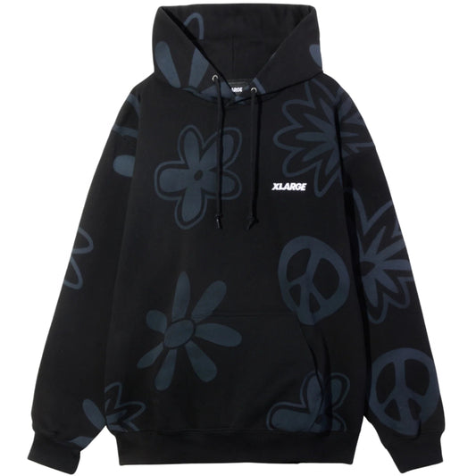 Felpa XLarge Peace Hooded Sweatshirt
