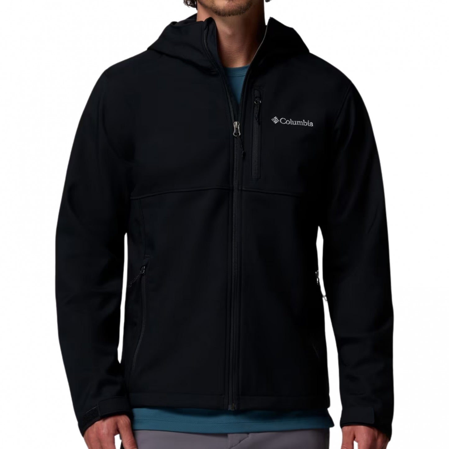 Giacca Columbia Ascender II Hooded Softshell Jacke NERO