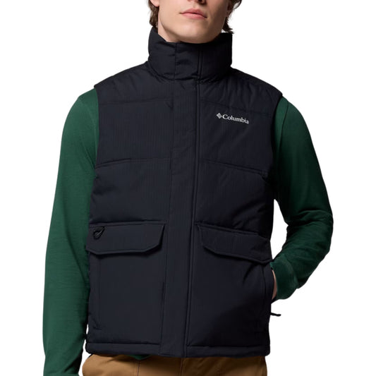 Smanicato Columbia Landroamer Puffer Vest NERO