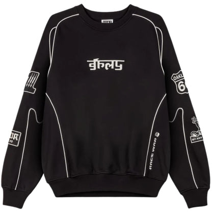 Felpa Grimey Vintage Crewneck NERO