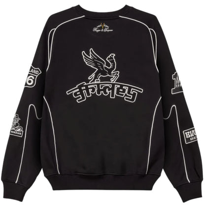 Felpa Grimey Vintage Crewneck NERO