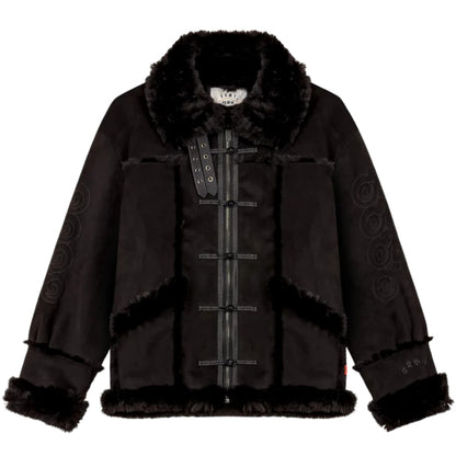 Giacca Grimey Suede Sherpa Jacket NERO