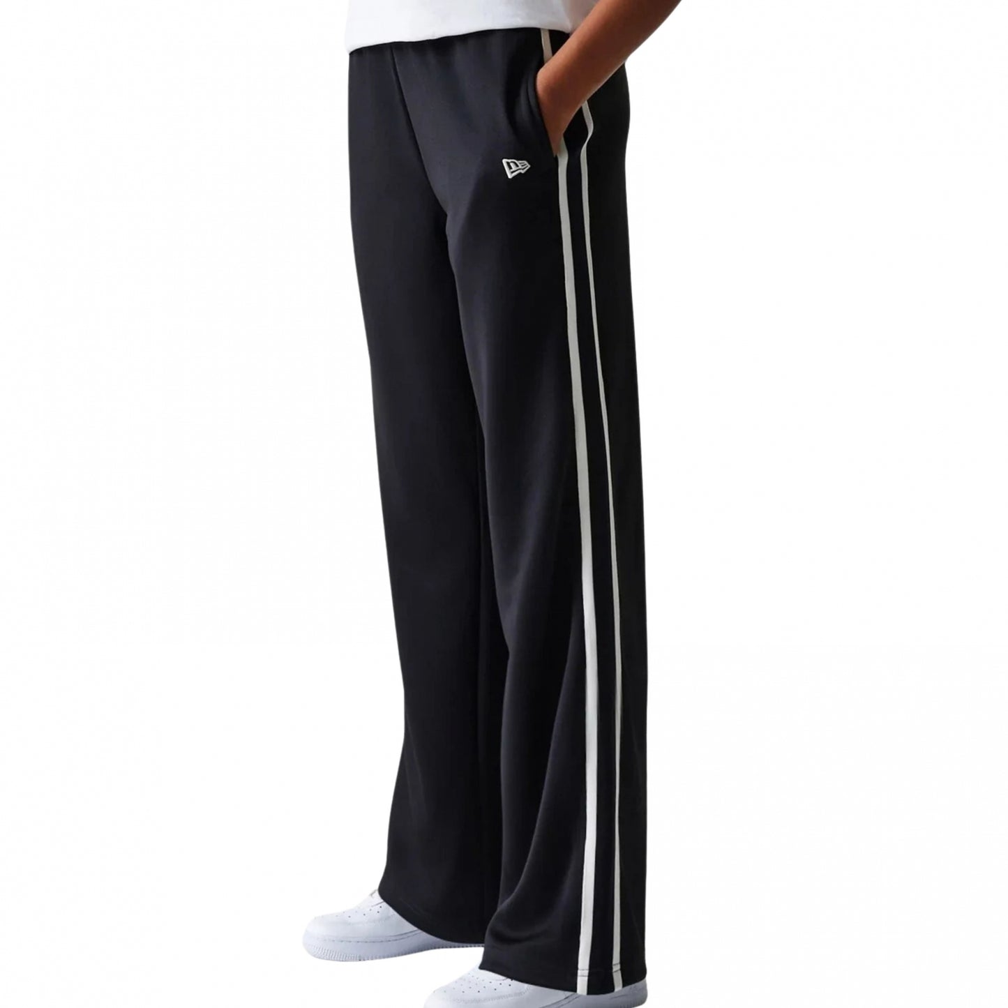 Pantalone Donna New Era MLB Midi Logo Track Pants NERO