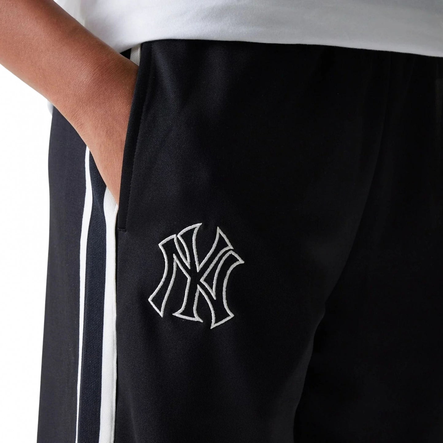 Pantalone Donna New Era MLB Midi Logo Track Pants NERO