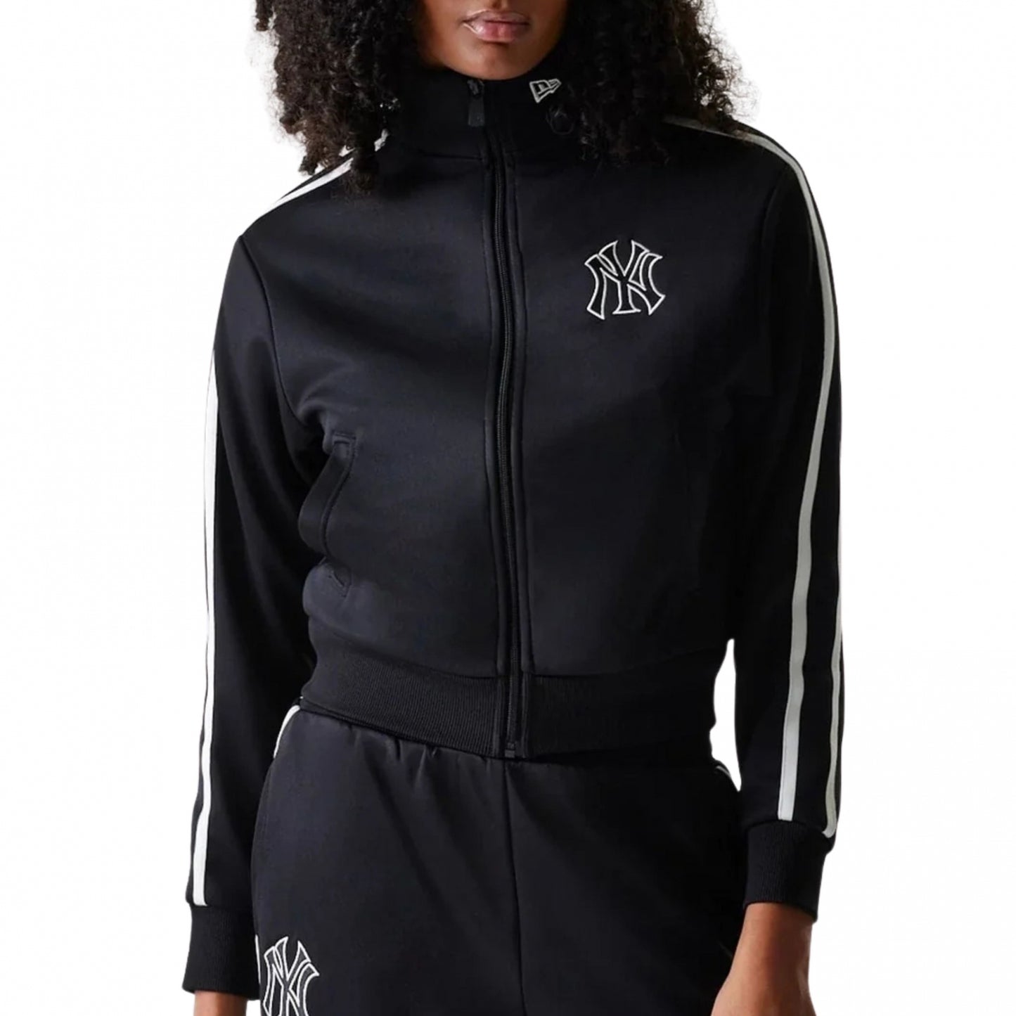 Top Donna New Era MLB Midi Logo Track Top NEYYAN NERO