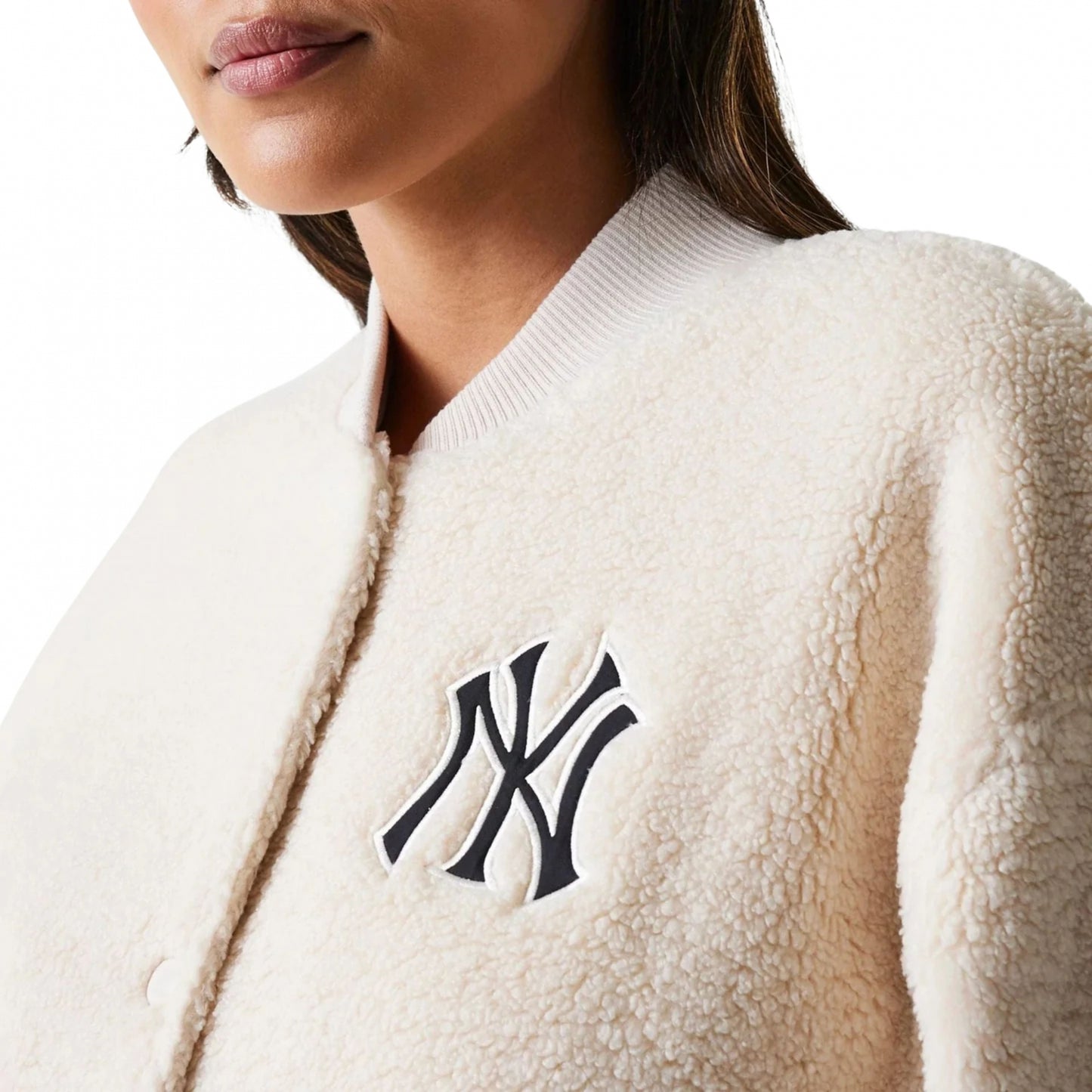 Giubbino Donna New Era MLB Sherpa Bomber NEYYAN UNICO