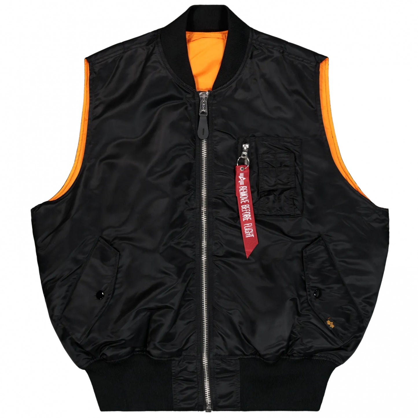 Smanicato Alpha Industries MA-1 Vest NERO