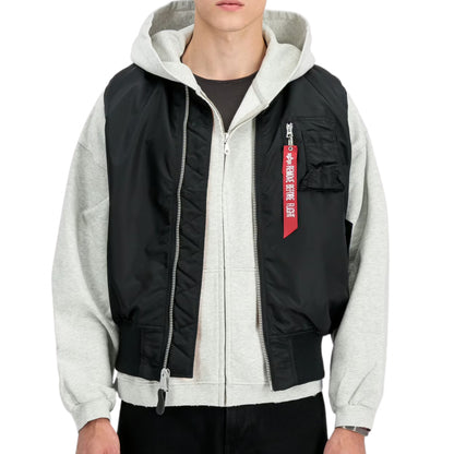 Smanicato Alpha Industries MA-1 Vest NERO