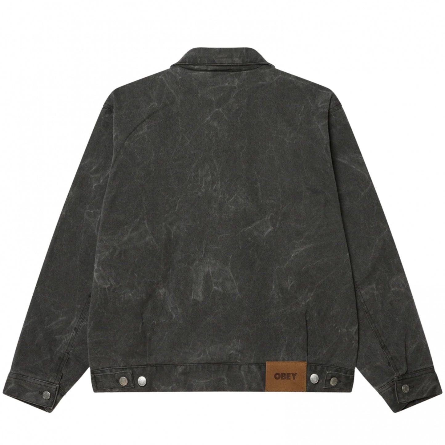 Giacca Obey Workman Zip Jacket NERO