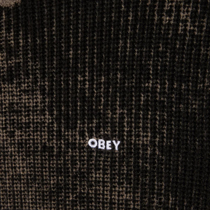 Maglione Obey Spray Effect Sweater NERO