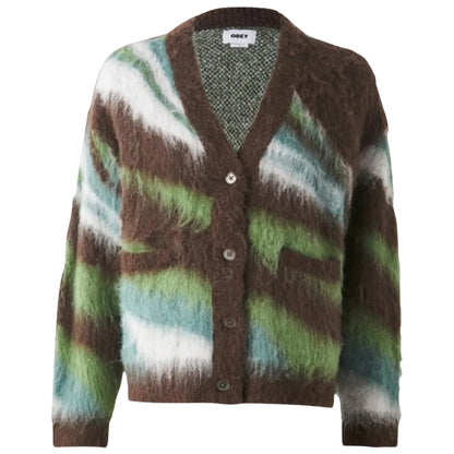 Cardigan Obey Delirium Cardigan MARRONE