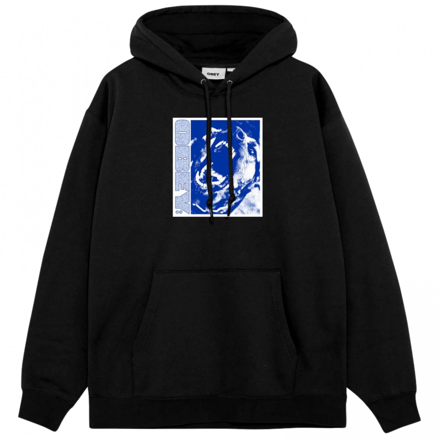Felpa Obey Stay Back Fleece NERO