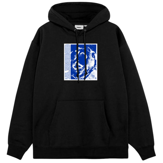 Felpa Obey Stay Back Fleece NERO