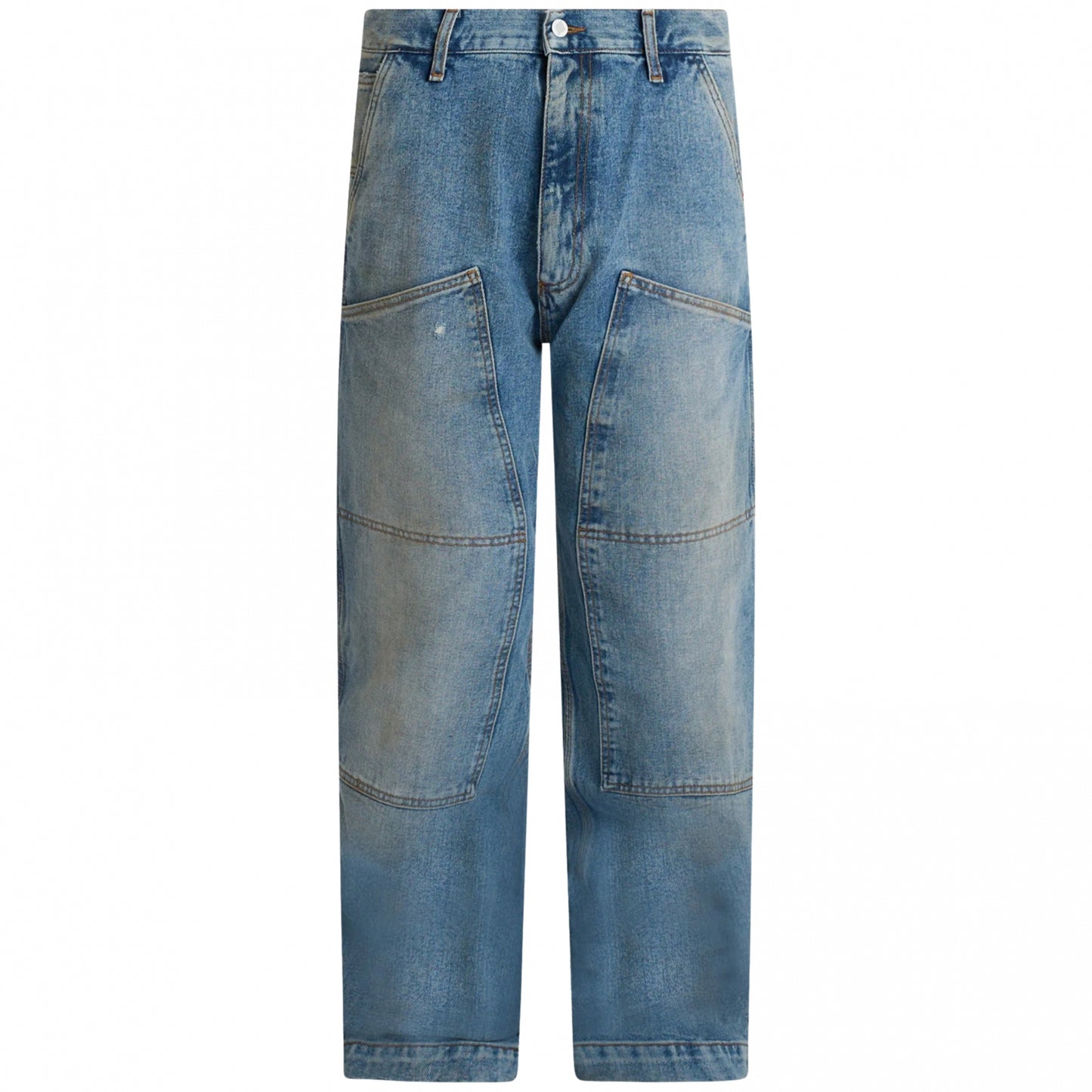 Pantalone Amish Super Knee Denim Carpenter DENIM