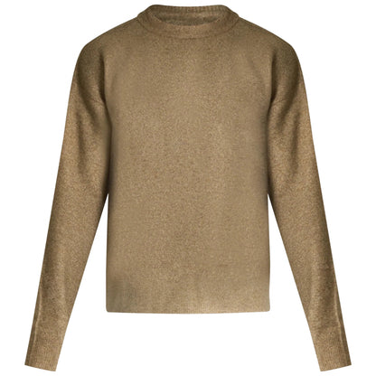 Felpa Amish Crew Neck Over Spray Texture VERDE