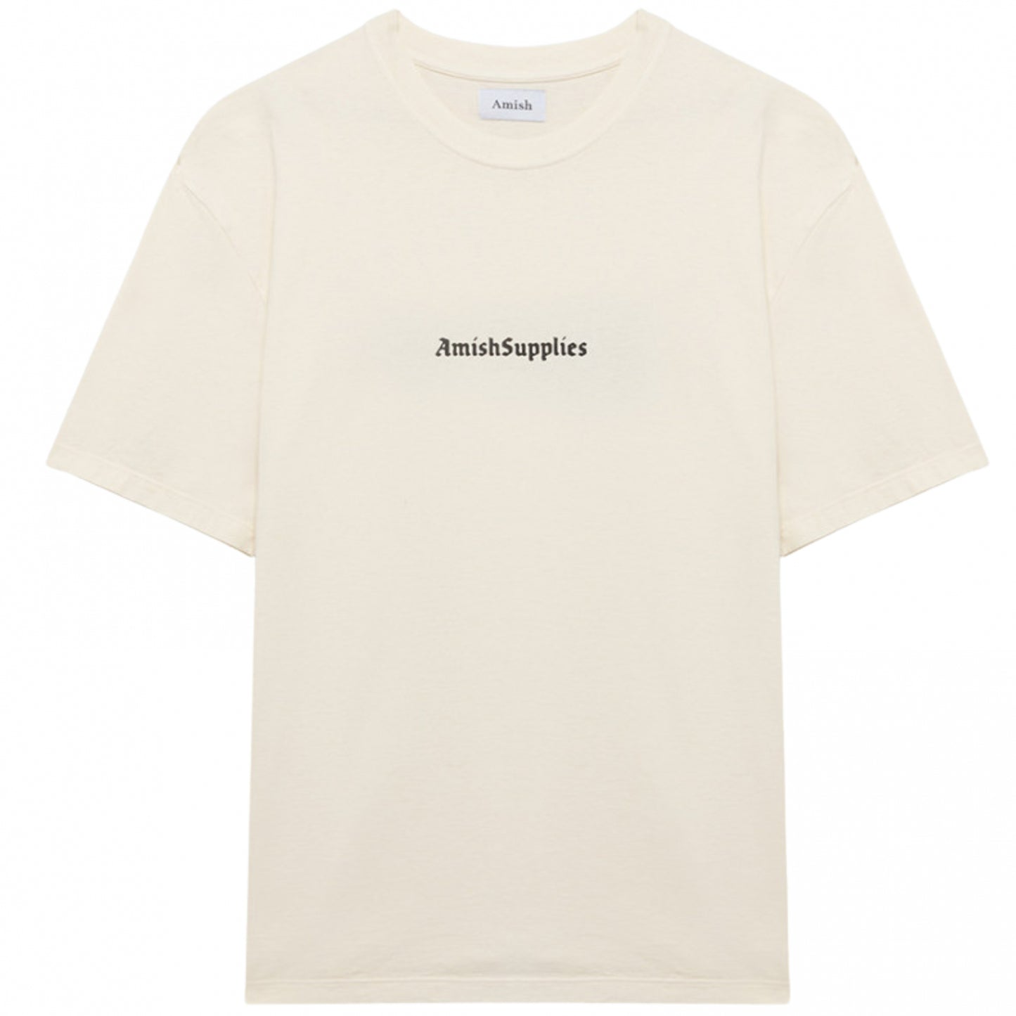 Maglietta Amish T-shirt Unisex Jersey Portrait BIANCO