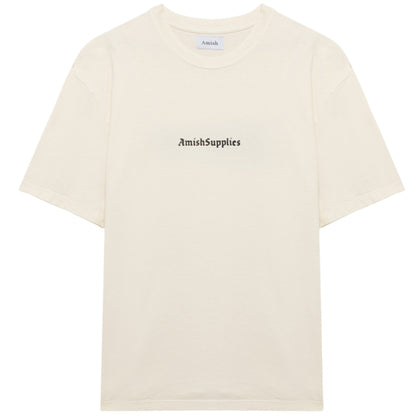 Maglietta Amish T-shirt Unisex Jersey Portrait BIANCO