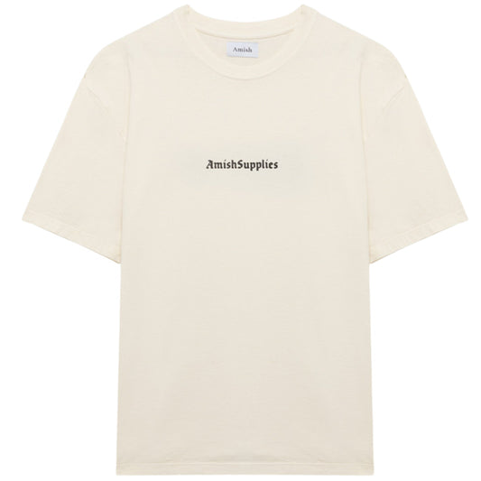 Maglietta Amish T-shirt Unisex Jersey Portrait BIANCO