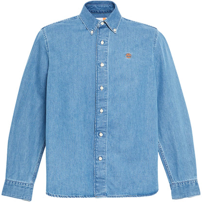 Camicia Timberland Denim Shirt AZZURRO