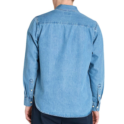 Camicia Timberland Denim Shirt AZZURRO