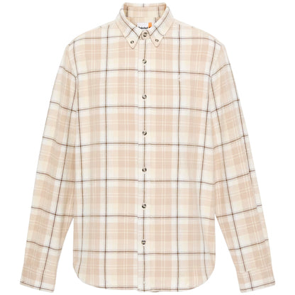 Camicia Timberland Midweight Flannel Check Shirt BEIGE