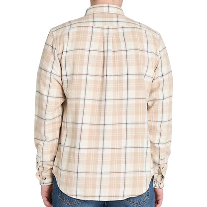 Camicia Timberland Midweight Flannel Check Shirt BEIGE