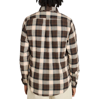 Camicia Timberland Midweight Flannel Check Shirt MARRONE