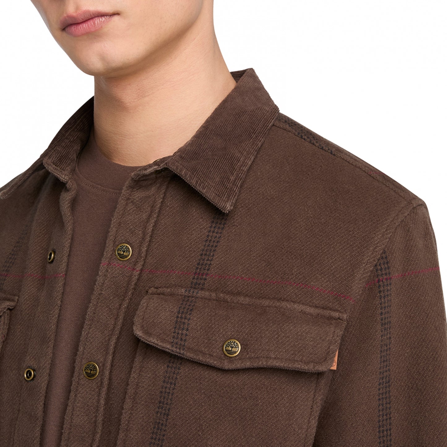 Camicia Timberland Corduroy Collar Utility