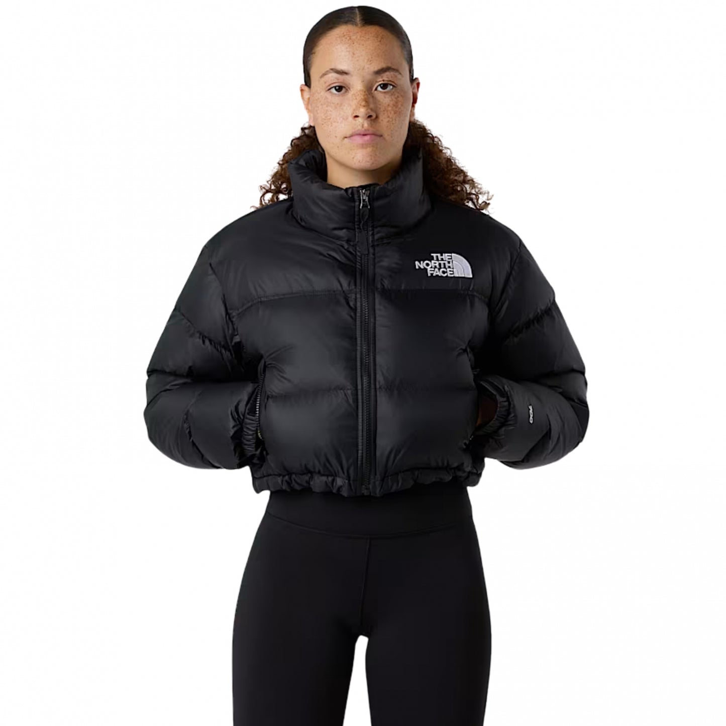 Giubbino TNF Nuptse Short Jacket NERO