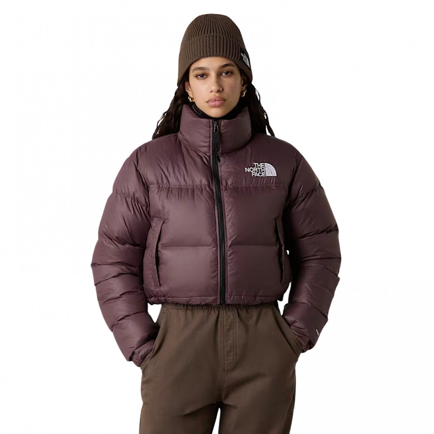 Giubbino TNF Nuptse Short Jacket BIANCO