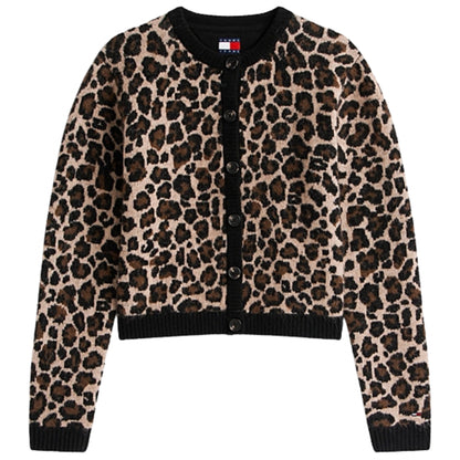 Cardigan Tommy Jeans Leopard Cardigan LEOPARDATO