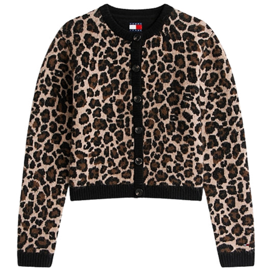Cardigan Tommy Jeans Leopard Cardigan LEOPARDATO