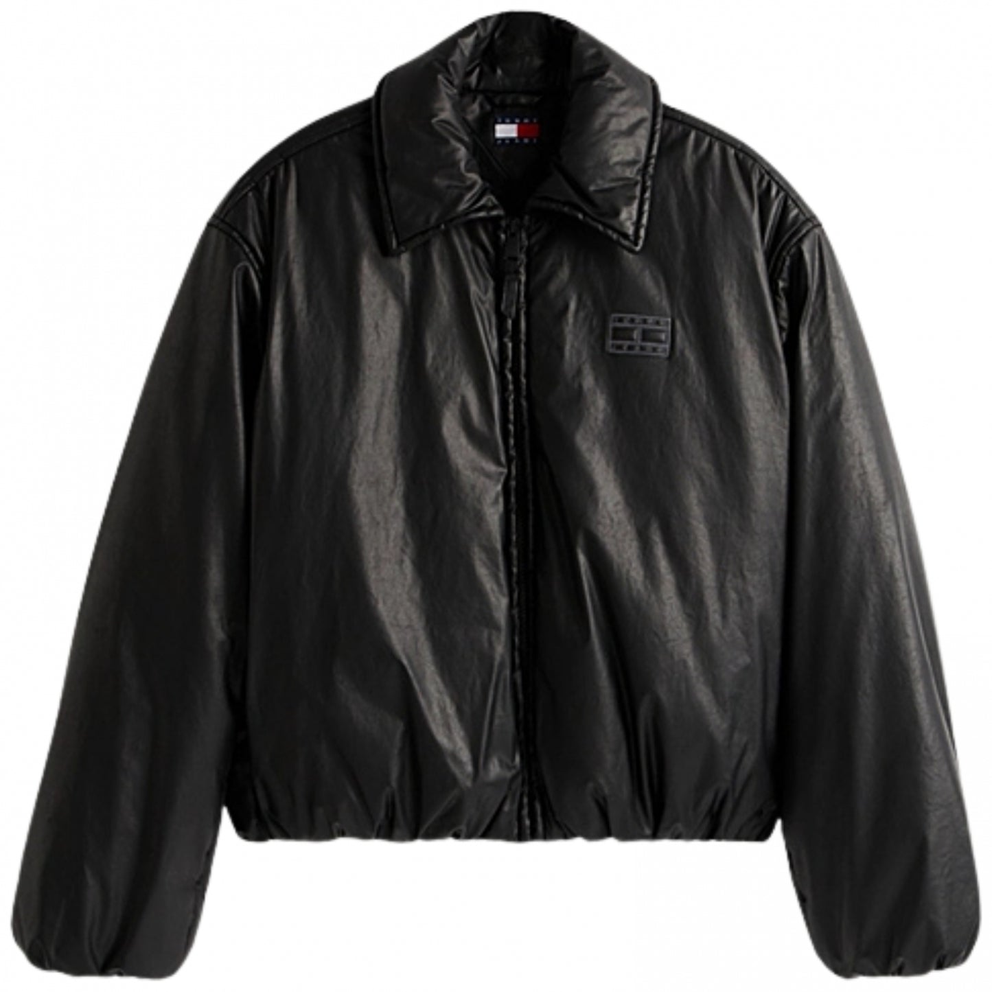 Giubbino Tommy Jeans Oiled Padded Jacket NERO