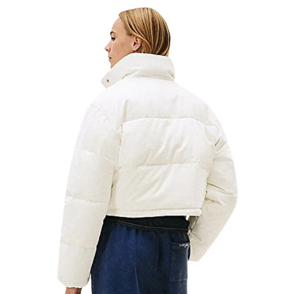 Giubbino Tommy Jeans Cord Puffer Jacket BIANCO