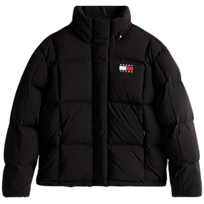 Giubbino Tommy Jeans Alaska Grid Down Jacket NERO
