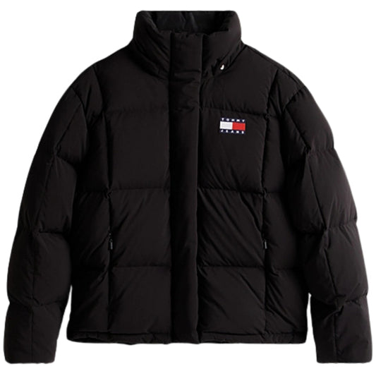 Giubbino Tommy Jeans Alaska Grid Down Jacket NERO