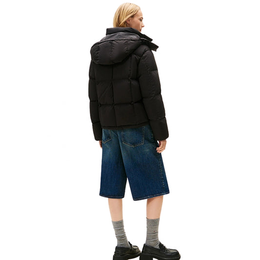 Giubbino Tommy Jeans Alaska Grid Down Jacket NERO