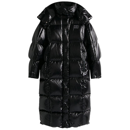 Cappotto Tommy Jeans Alaska Grid Shiny Down Puffer NERO
