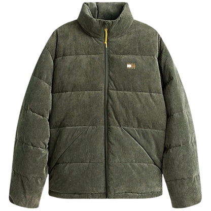 Giubbino Tommy Jeans Vail Cord Puffer VERDE