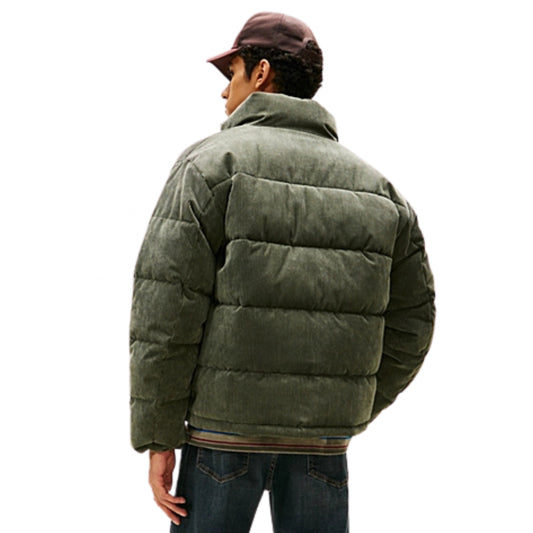 Giubbino Tommy Jeans Vail Cord Puffer VERDE