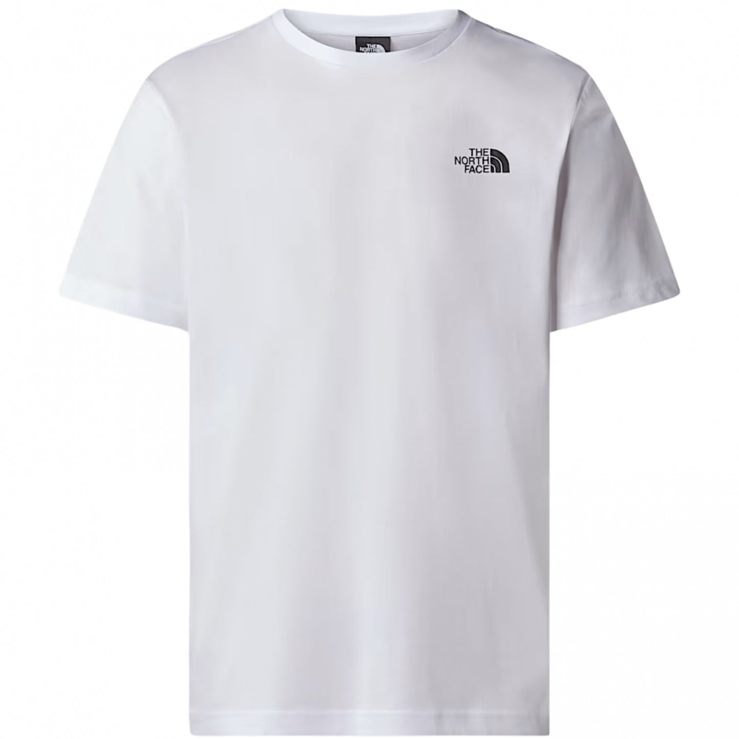 Maglietta TNF SS Box Never Stop Exploring Tee BIANCO