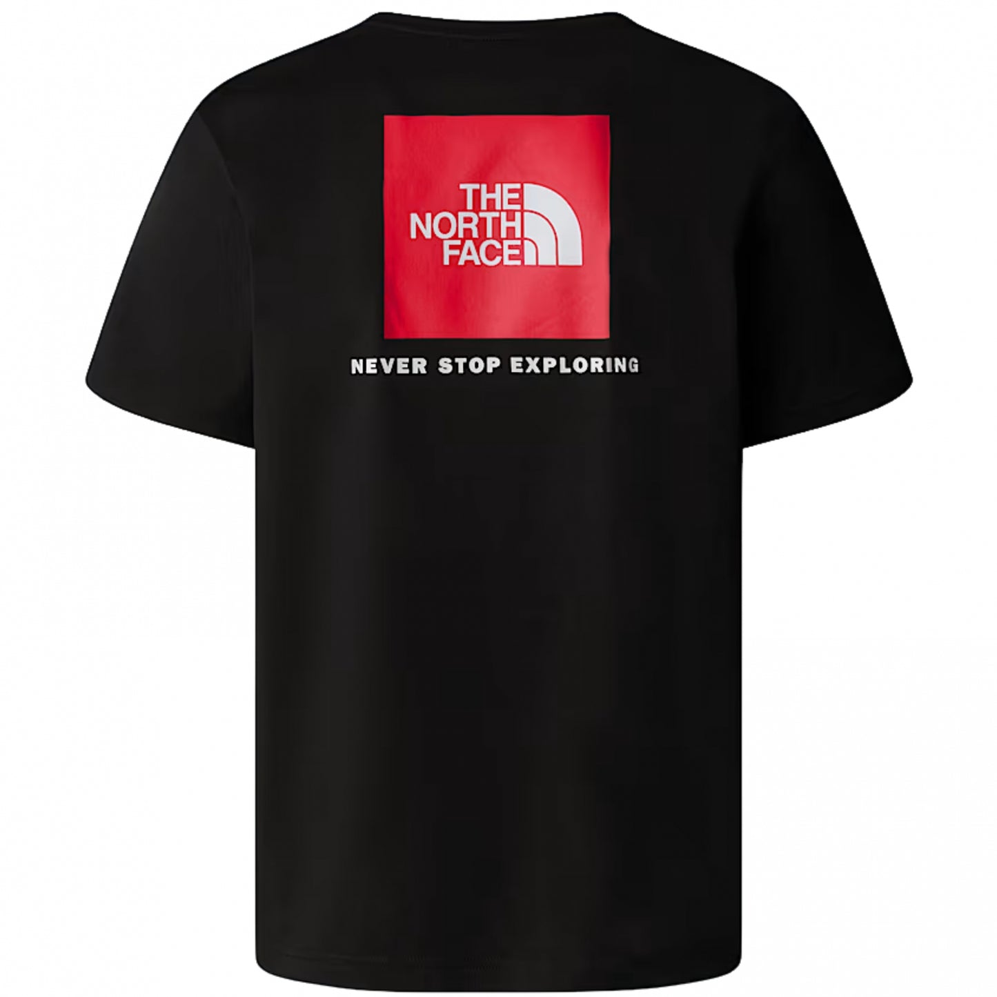 Maglietta TNF SS Box Never Stop Exploring Tee NERO