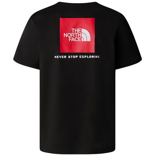 Maglietta TNF SS Box Never Stop Exploring Tee NERO