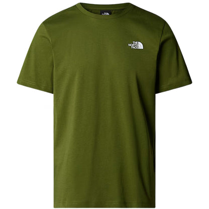 Maglietta TNF SS Box Never Stop Exploring Tee VERDE